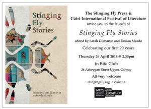 Book cover of the Stinging Fly Stories Anthology